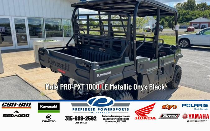 2026 Kawasaki Mule PRO-FXT 1000 LE Metallic Onyx Black