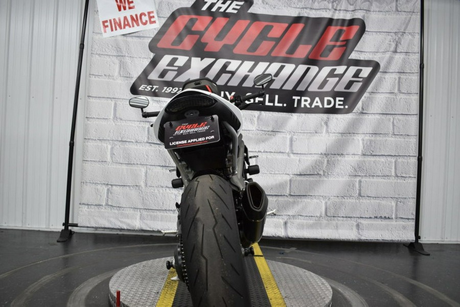 2019 Triumph Speed Triple RS Crystal White Metallic