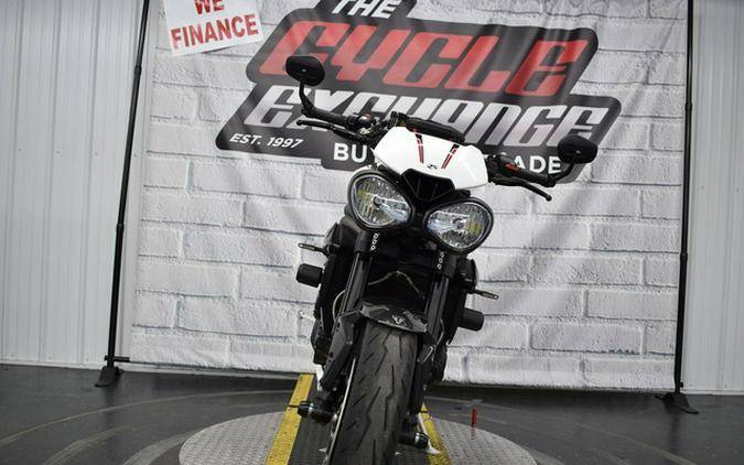 2019 Triumph Speed Triple RS Crystal White Metallic