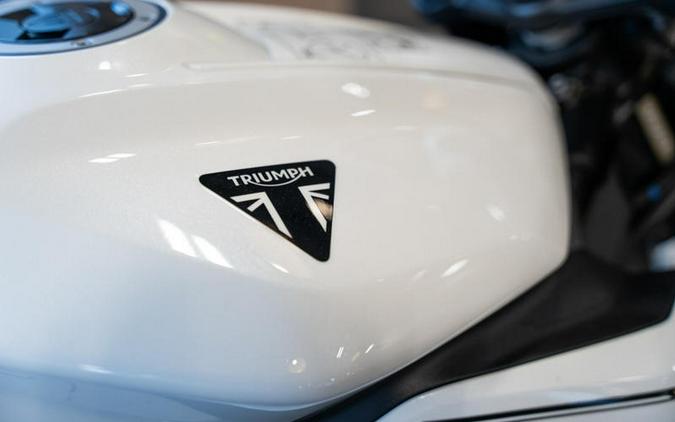 2024 Triumph Street Triple 765 R Crystal White