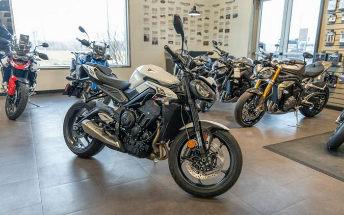 2024 Triumph Street Triple 765 R Crystal White