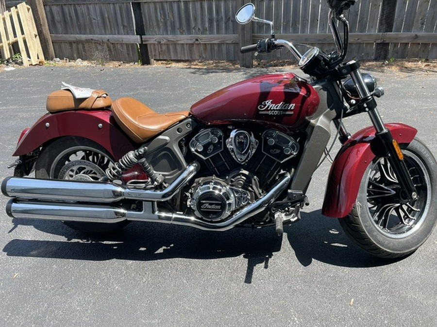 2018 Indian Scout ABS Burgundy Metallic