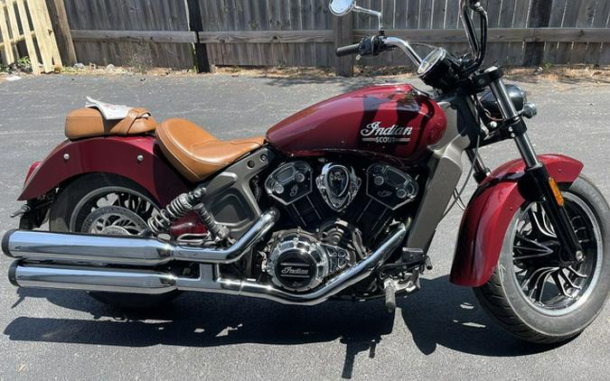 2018 Indian Scout ABS Burgundy Metallic