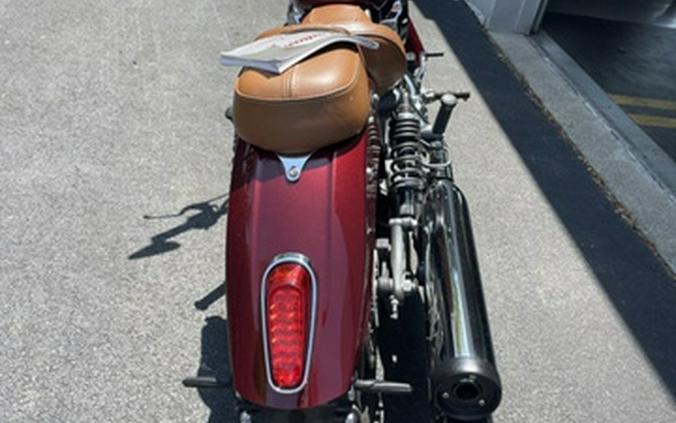 2018 Indian Scout ABS Burgundy Metallic