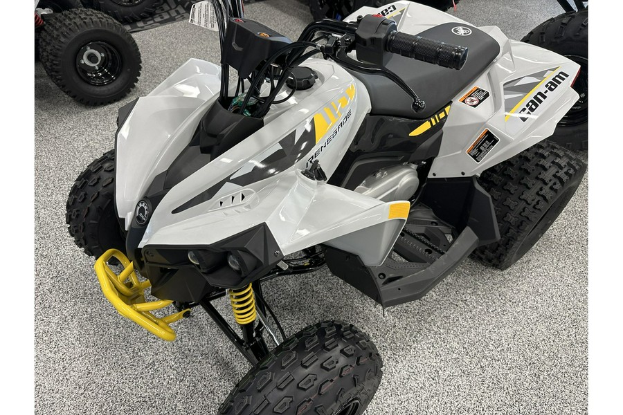 2024 Can-Am Renegade 110 EFI - CATALYST GREY / NEO YELLOW