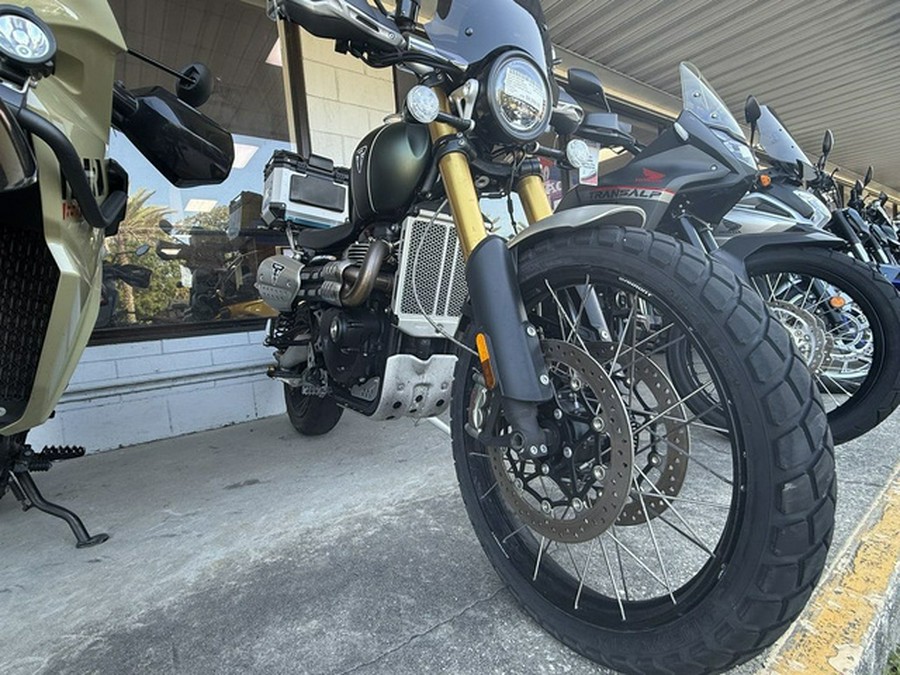 2023 Triumph Scrambler 1200 XE Chrome Edition Brooklands Green XE