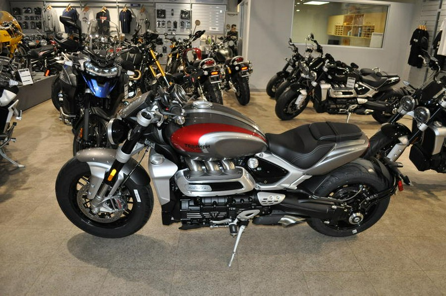 2023 Triumph Rocket 3 R Silver Ice Cranberry Red