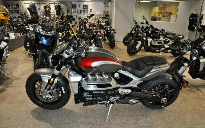 2023 Triumph Rocket 3 R Silver Ice Cranberry Red