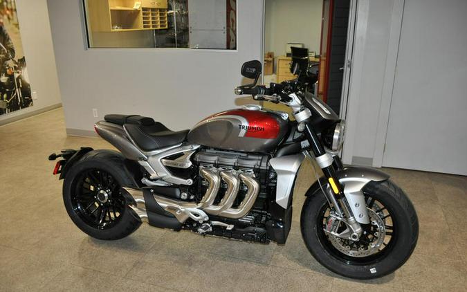 2023 Triumph Rocket 3 R Silver Ice Cranberry Red