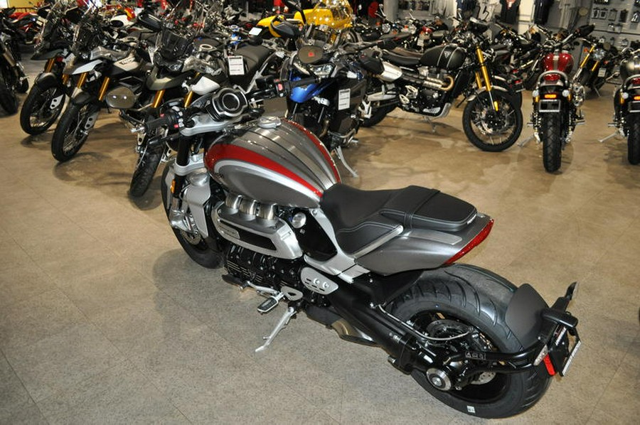 2023 Triumph Rocket 3 R Silver Ice Cranberry Red