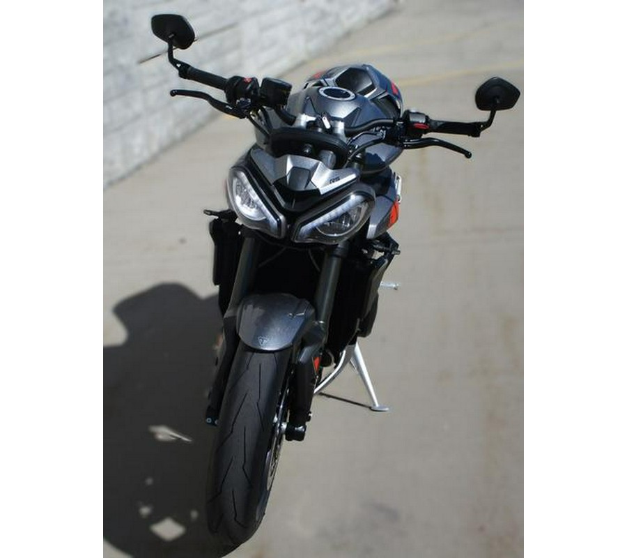 2024 Triumph Street Triple 765 RS Silver Ice