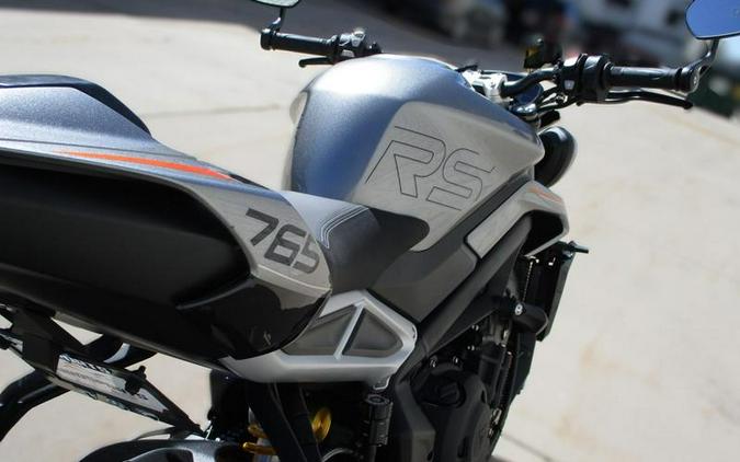 2024 Triumph Street Triple 765 RS Silver Ice