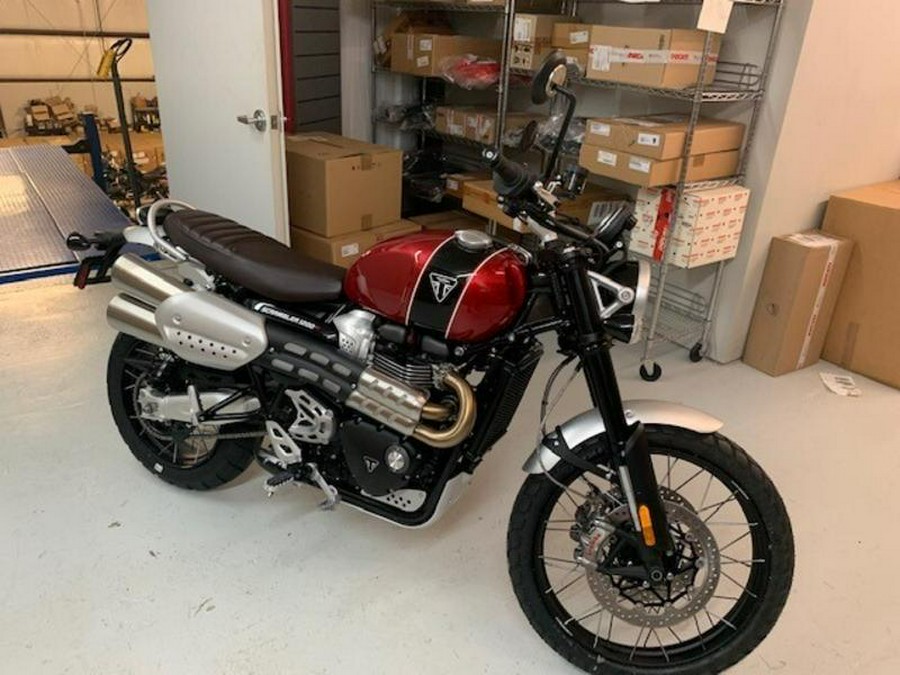 2023 Triumph Scrambler 1200 XC Carnival Red / Jet Black