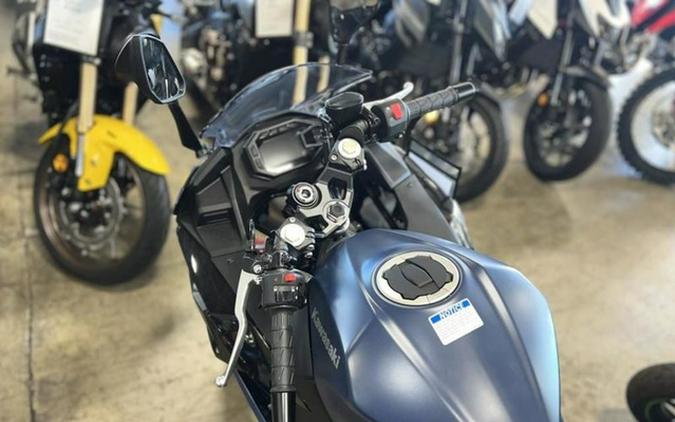 2026 Kawasaki Ninja 500 ABS Metallic Matte Twilight Blue