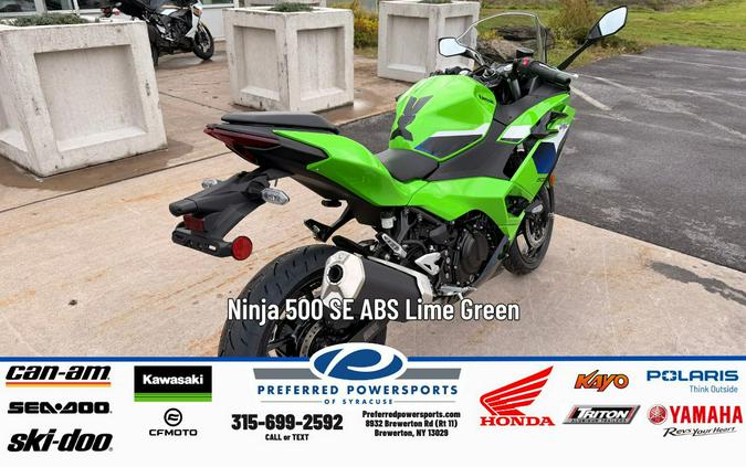 2026 Kawasaki Ninja 500 Lime Green