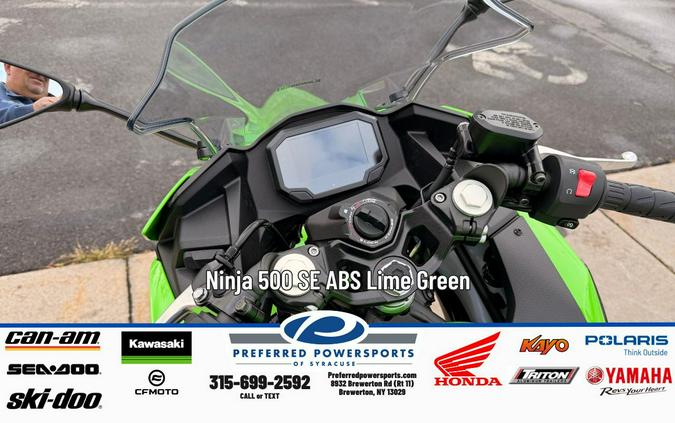 2026 Kawasaki Ninja 500 Lime Green