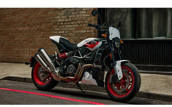 2023 Indian Motorcycle FTR Sport - White Lightning/Indy Red