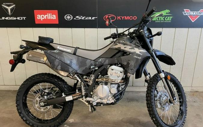 2024 Kawasaki KLX300 Cypher Camo Gray