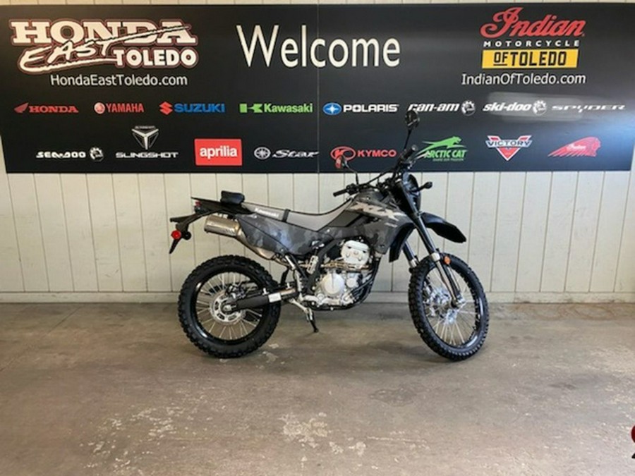 2024 Kawasaki KLX300 Cypher Camo Gray