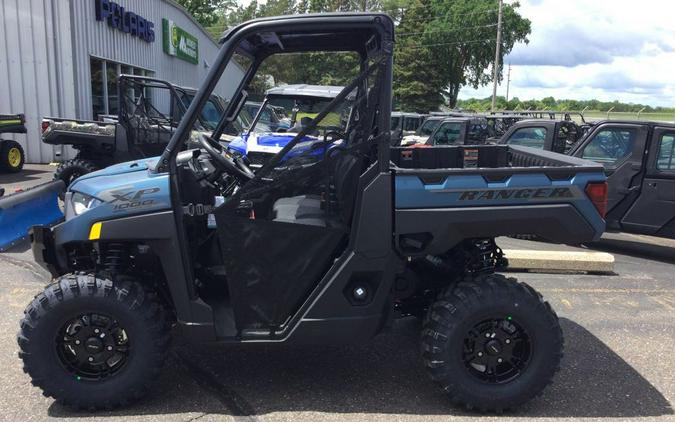 2025 Polaris Industries RANGER XP 1000 Premium Blue Slate Metallic Smoke