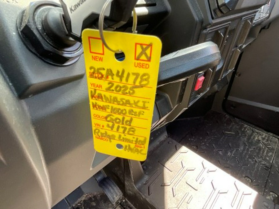 2025 Kawasaki RIDGE® Limited HVAC