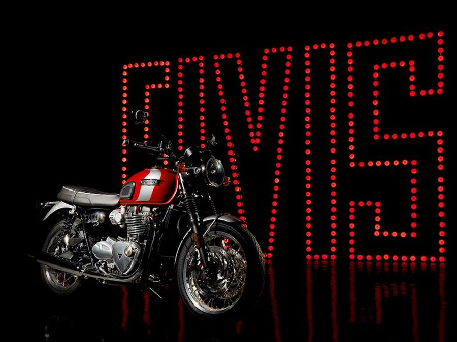 2025 Triumph Bonneville T120 Elvis Presley Limited Edition Carnival Red