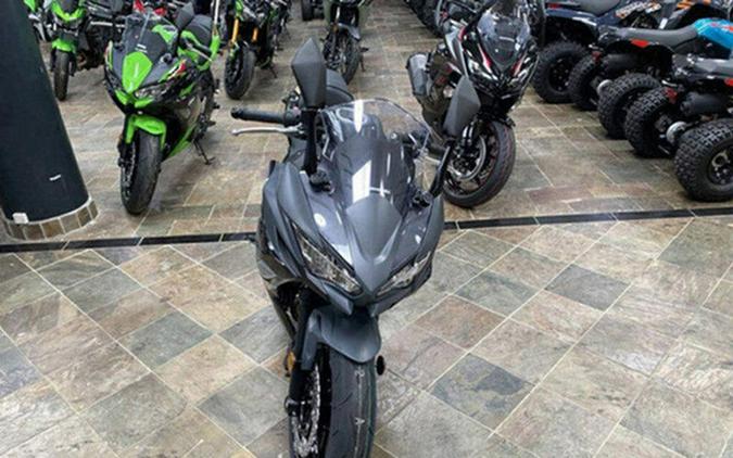 2024 Kawasaki Ninja® 650 Metallic Covert Green/Metallic Spark Black