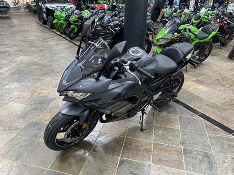 2024 Kawasaki Ninja® 650 Metallic Covert Green/Metallic Spark Black