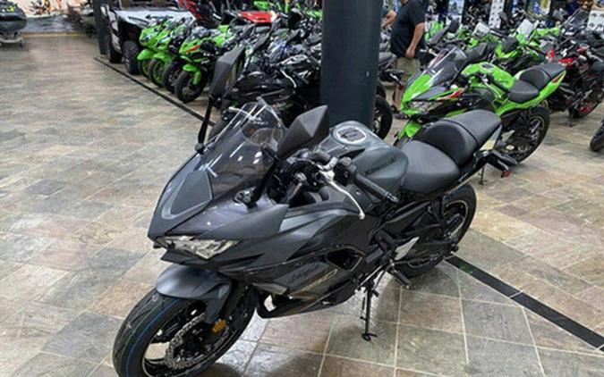 2024 Kawasaki Ninja® 650 Metallic Covert Green/Metallic Spark Black