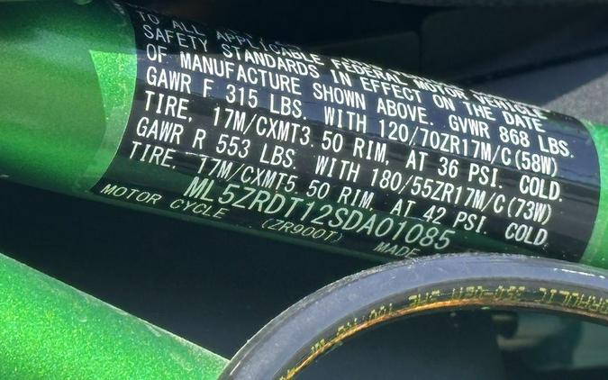 2025 Kawasaki ZR900TSFNL