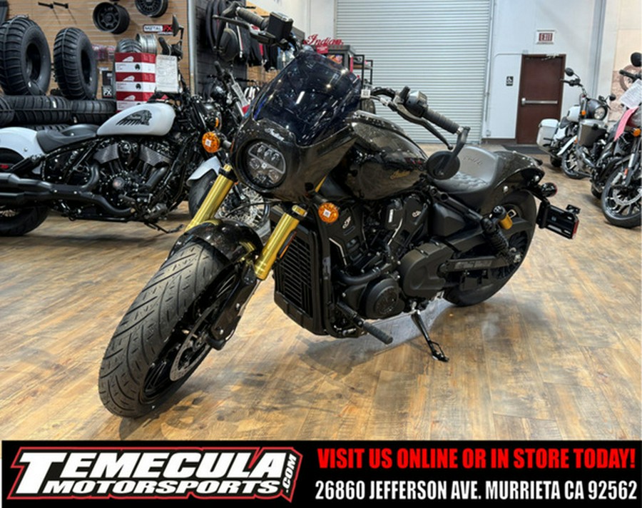 2026 Indian 101 Scout Black Crystal With Super Graphite