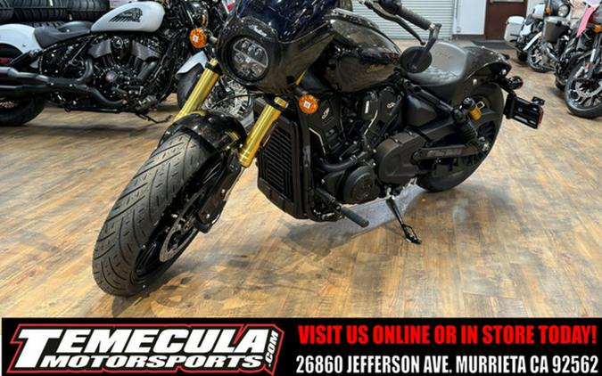 2026 Indian 101 Scout Black Crystal With Super Graphite