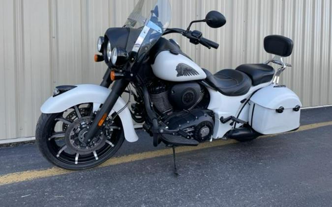 2019 Indian Motorcycle® Springfield® Dark Horse® White Smoke