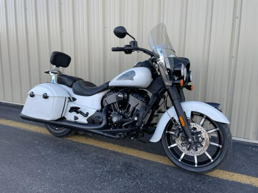 2019 Indian Motorcycle® Springfield® Dark Horse® White Smoke