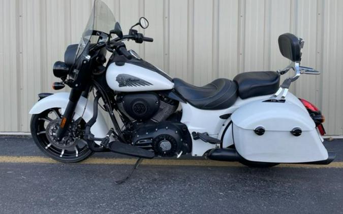 2019 Indian Motorcycle® Springfield® Dark Horse® White Smoke