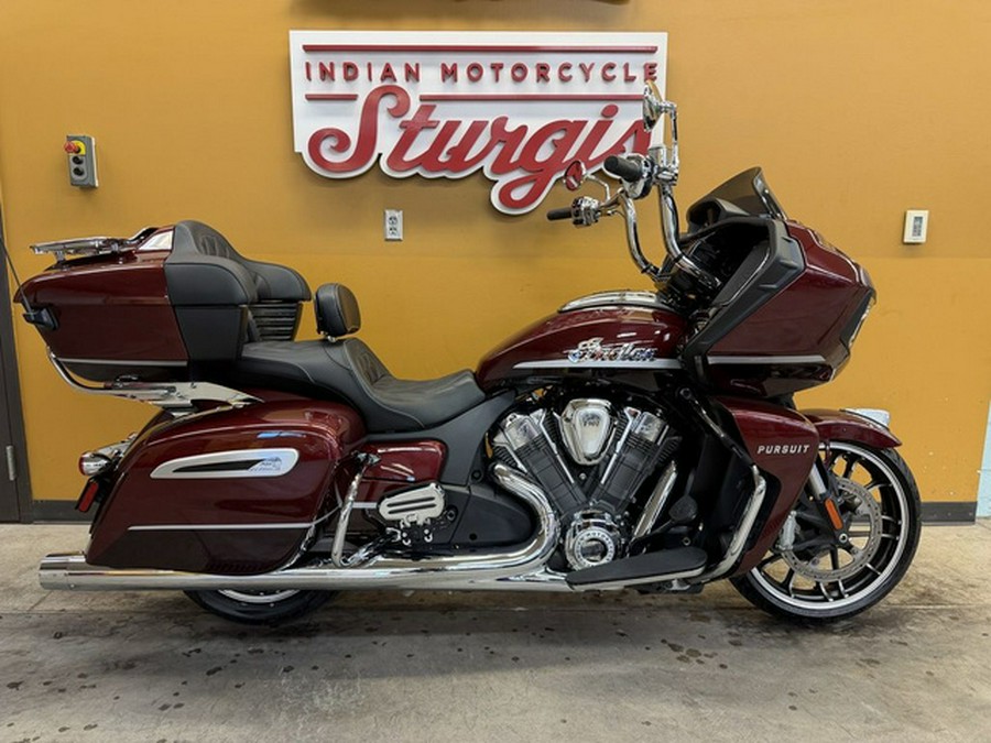 2022 Indian Pursuit Limited With Premium Package Maroon MetallicCrimso