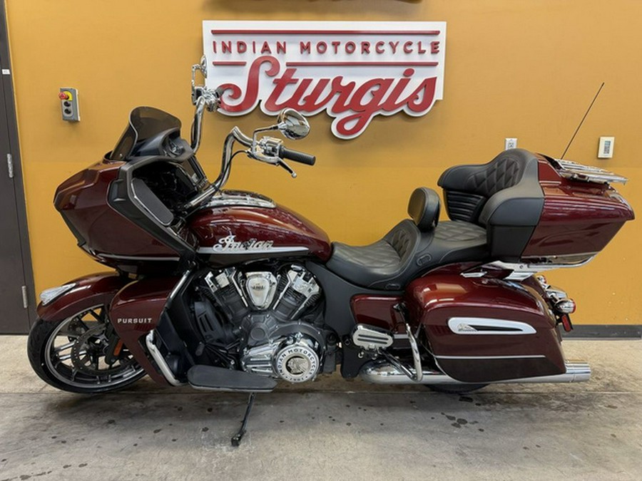 2022 Indian Pursuit Limited With Premium Package Maroon MetallicCrimso
