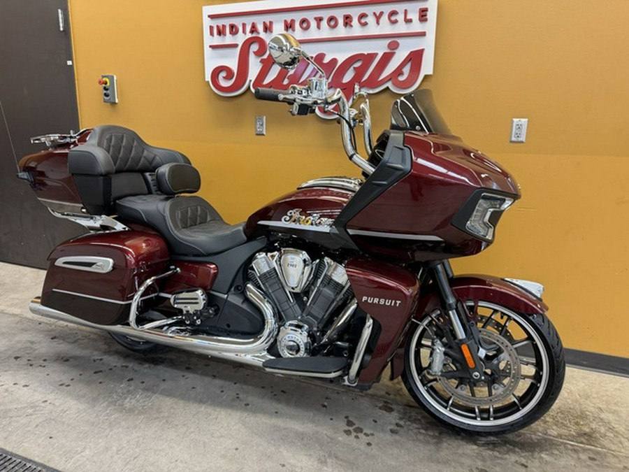 2022 Indian Pursuit Limited With Premium Package Maroon MetallicCrimso
