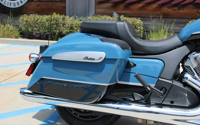 2026 Indian Motorcycle® Challenger® Limited 112 w/PowerBand Audio Storm Blue with Black Metallic