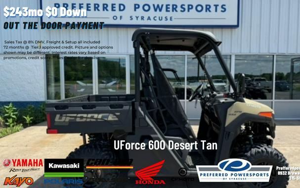 2024 CFMOTO UForce 600 EPS Desert Tan