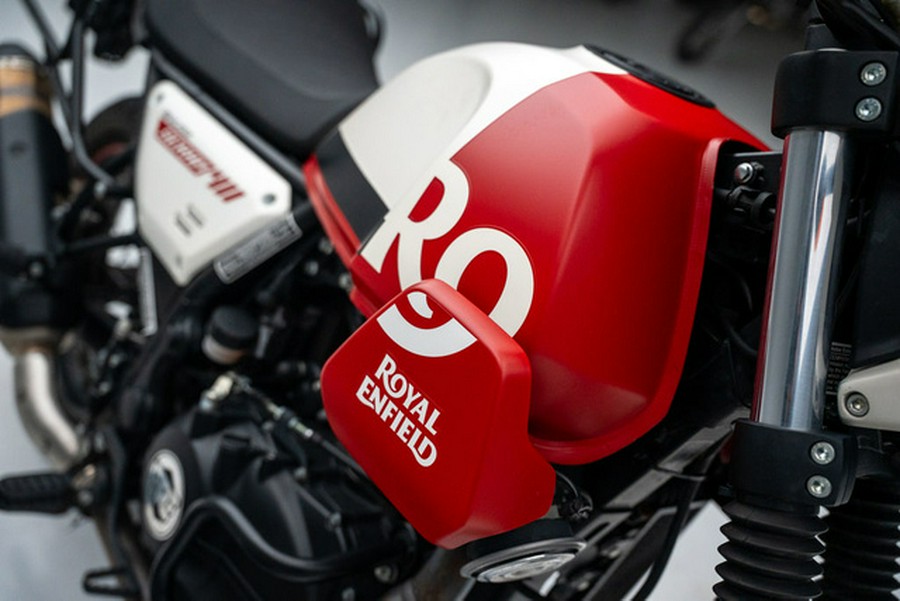 2023 Royal Enfield Scram 411 White Flame