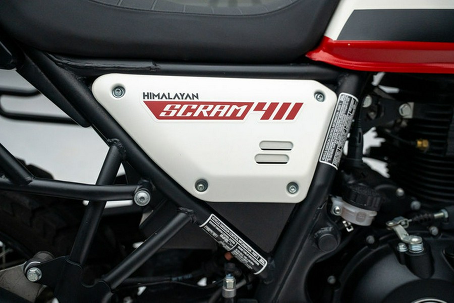 2023 Royal Enfield Scram 411 White Flame