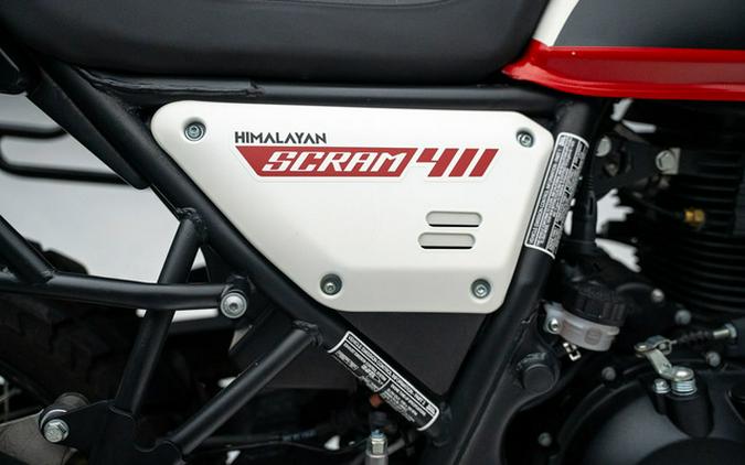 2023 Royal Enfield Scram 411 White Flame