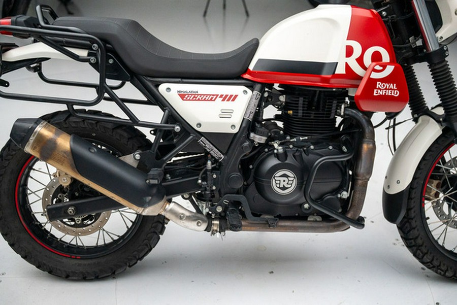 2023 Royal Enfield Scram 411 White Flame
