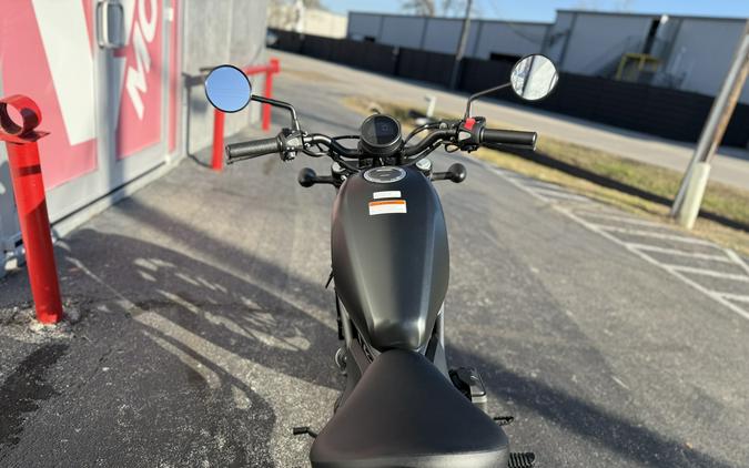 2026 Honda Rebel 300 E-Clutch Matte Black Metallic