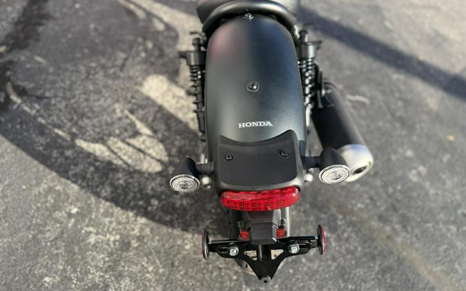 2026 Honda Rebel 300 E-Clutch Matte Black Metallic