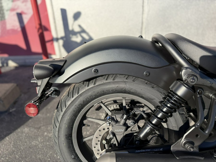 2026 Honda Rebel 300 E-Clutch Matte Black Metallic