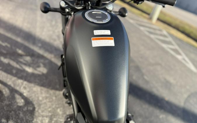 2026 Honda Rebel 300 E-Clutch Matte Black Metallic
