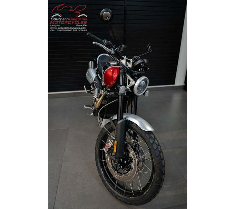 2023 Triumph Scrambler 1200 XC Carnival Red / Jet Black