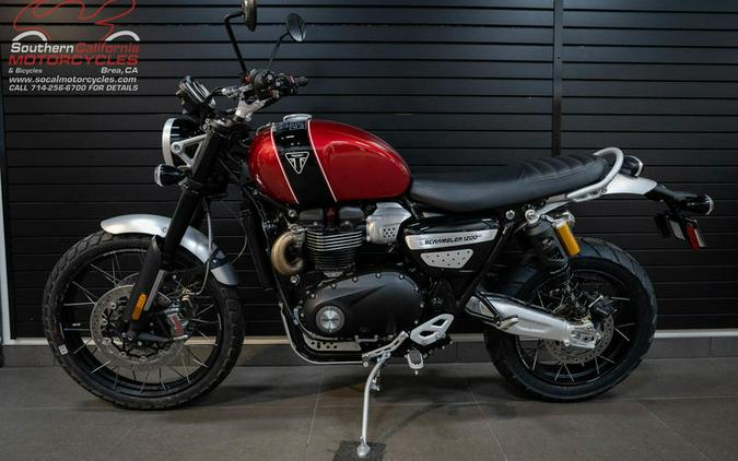 2023 Triumph Scrambler 1200 XC Carnival Red / Jet Black